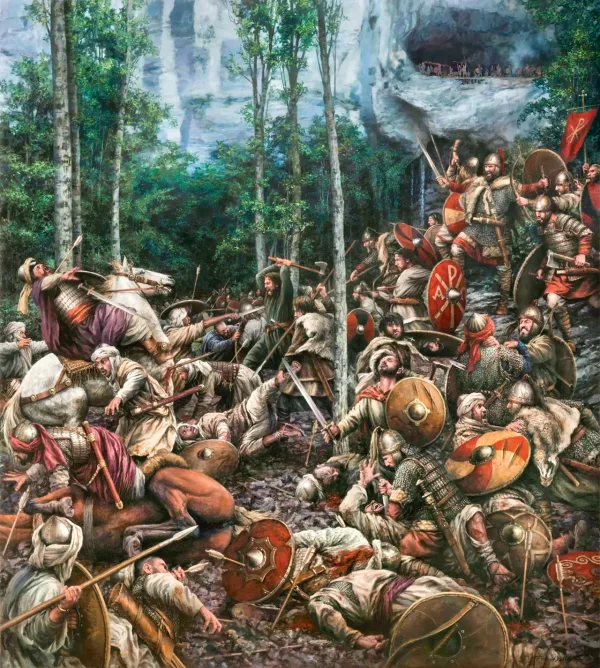 Batalla de Covadonga año 722, inicio de la Reconquista