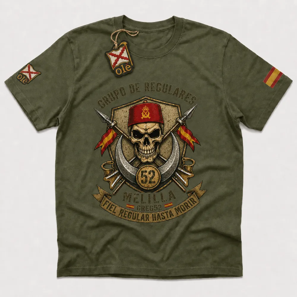 Camiseta Grupo de Regulares Melilla GREG52