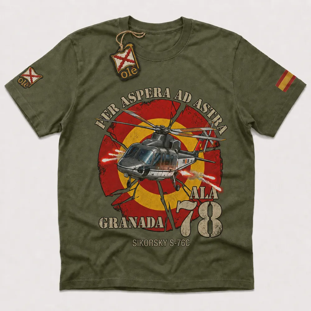 Camiseta ALA 78 Sikorsky S-76C