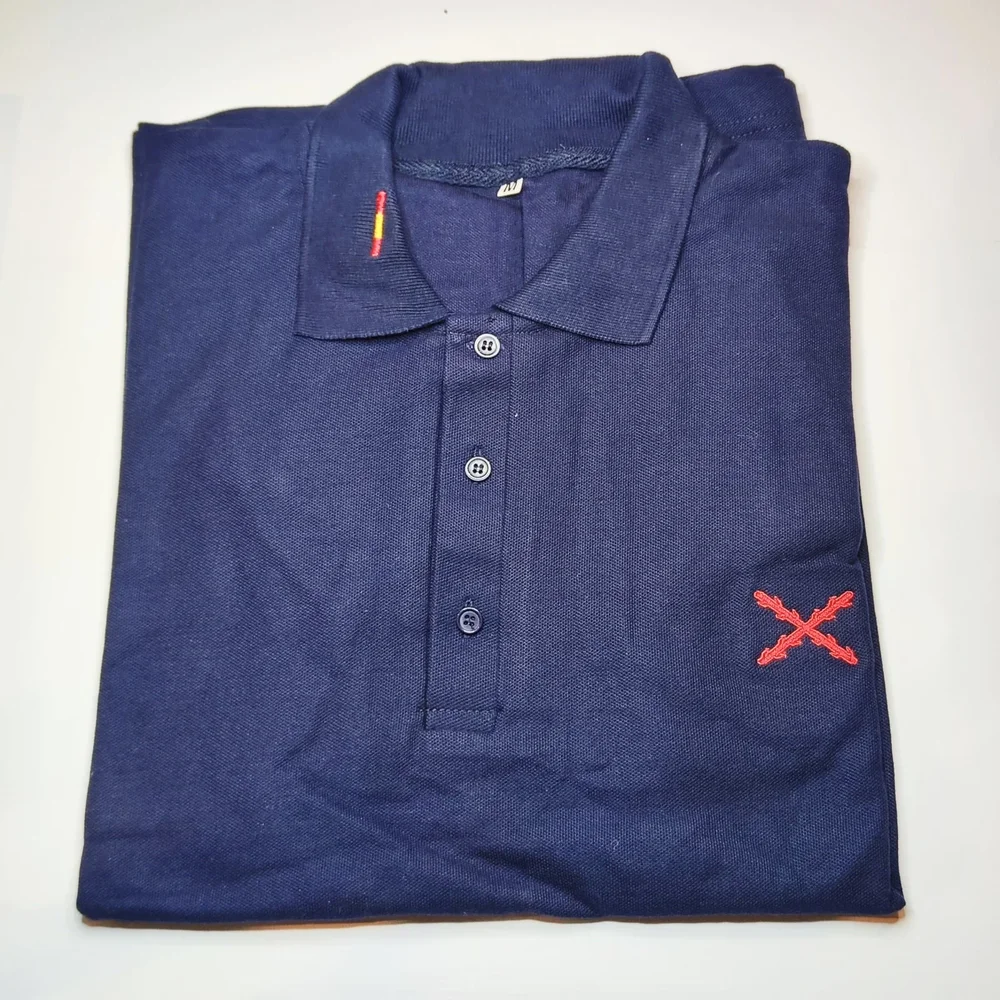Polo Azul Marino M/C Cruz de Borgoña