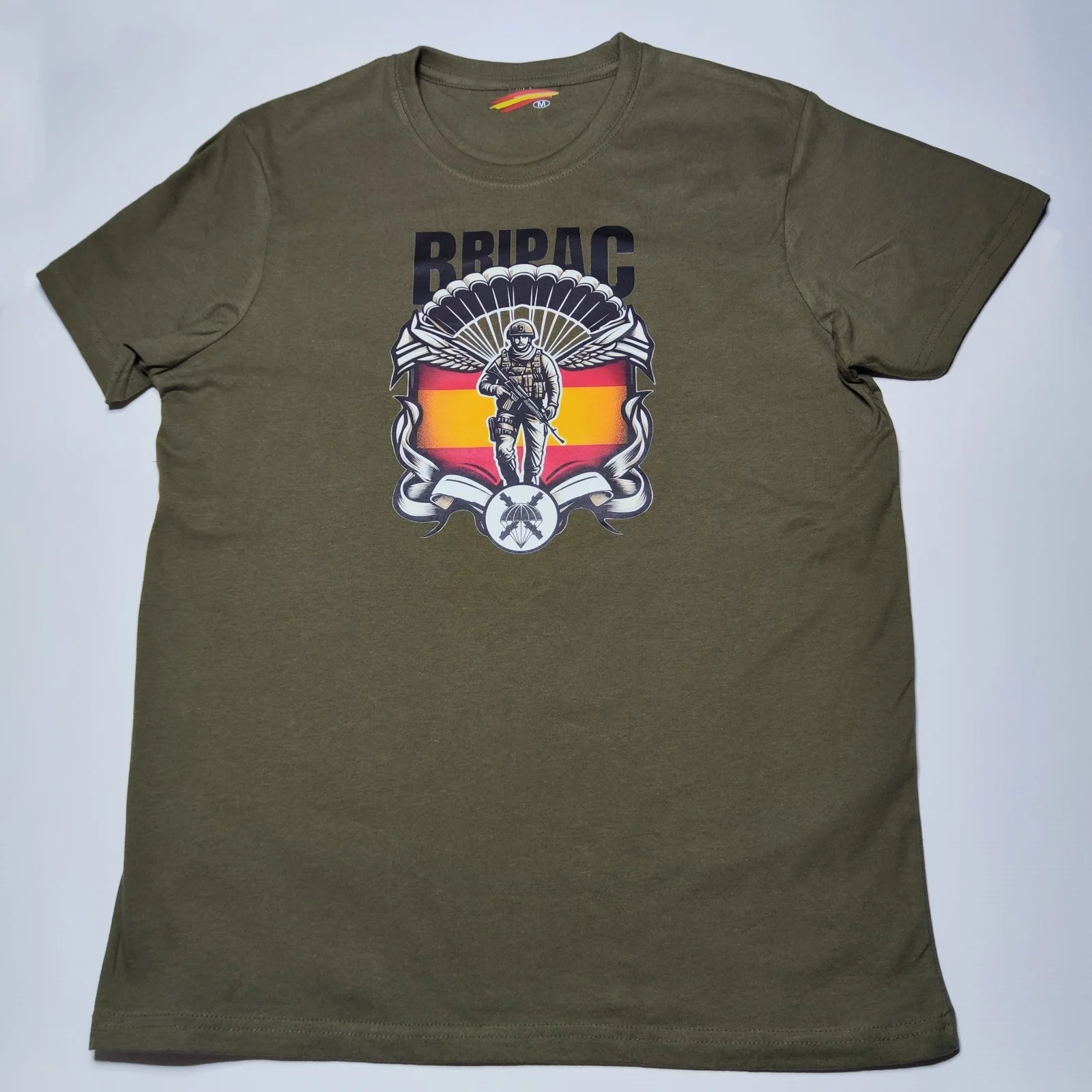 Camiseta Verde Bripac - Brigada Paracaidista | Efectos Militares España