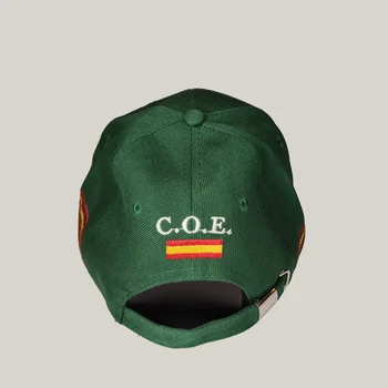 Gorra Verde Bordada C.O.E - Imagen 2