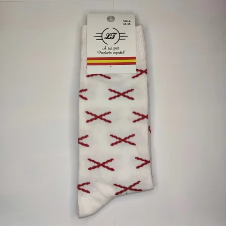 Calcetines Cruz de Borgoña