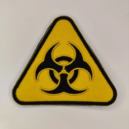 Parche de Velcro Bordado de Emergencia Nuclear