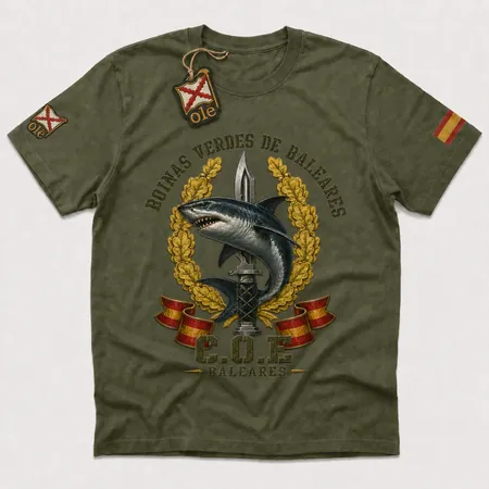 Camiseta C.O.E Boinas Verdes Baleares