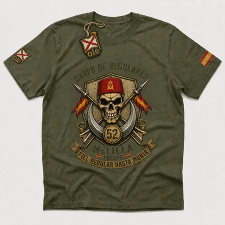 Camiseta Grupo de Regulares Melilla GREG52