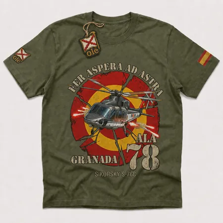 Camiseta ALA 78 Sikorsky S-76C