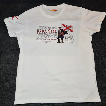 Camiseta Blanca de Blas de Lezo