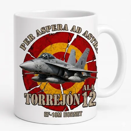 Taza Ala 12 EF-18M Hornet
