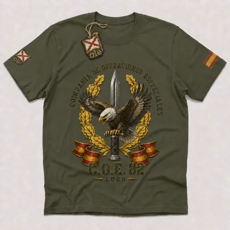 Camiseta C.O.E. 82 Lugo - Operaciones Especiales | Olé España | Efectos Militares España