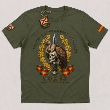Camiseta C.O.E. 13 Colmenar - Operaciones Especiales | Olé España | Efectos Militares España
