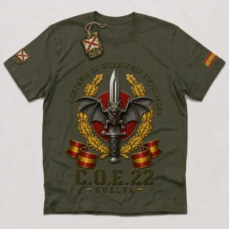 Camiseta C.O.E. 22 Huelva · Op. Especiales | Efectos Militares España