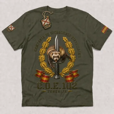 Camiseta C.O.E. 102 Tenerife · Op. Especiales | Efectos Militares España