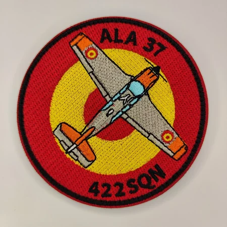 Parche Velcro Rojo Ala 37