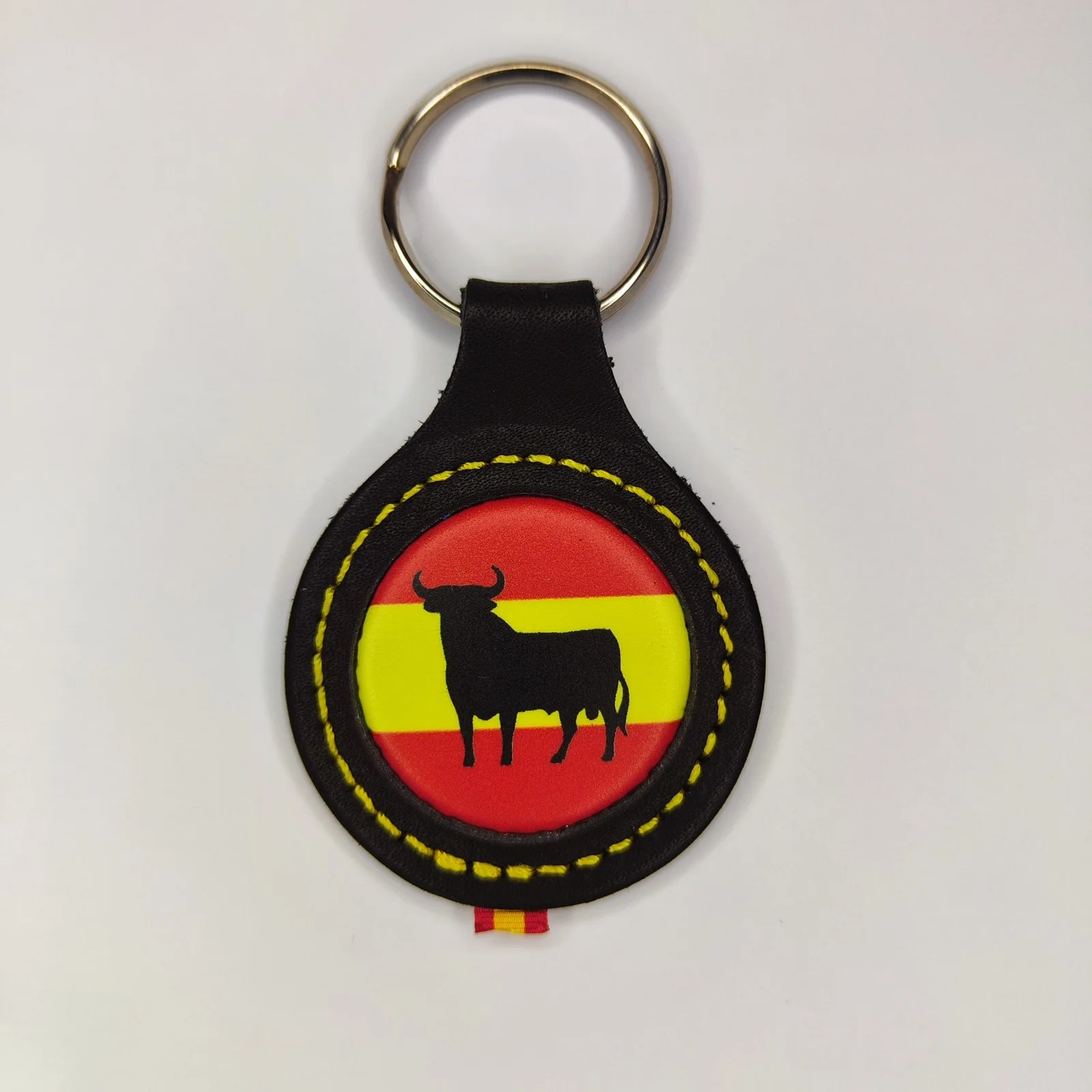 Llavero Toro Español - Piel | Efectos Militares España