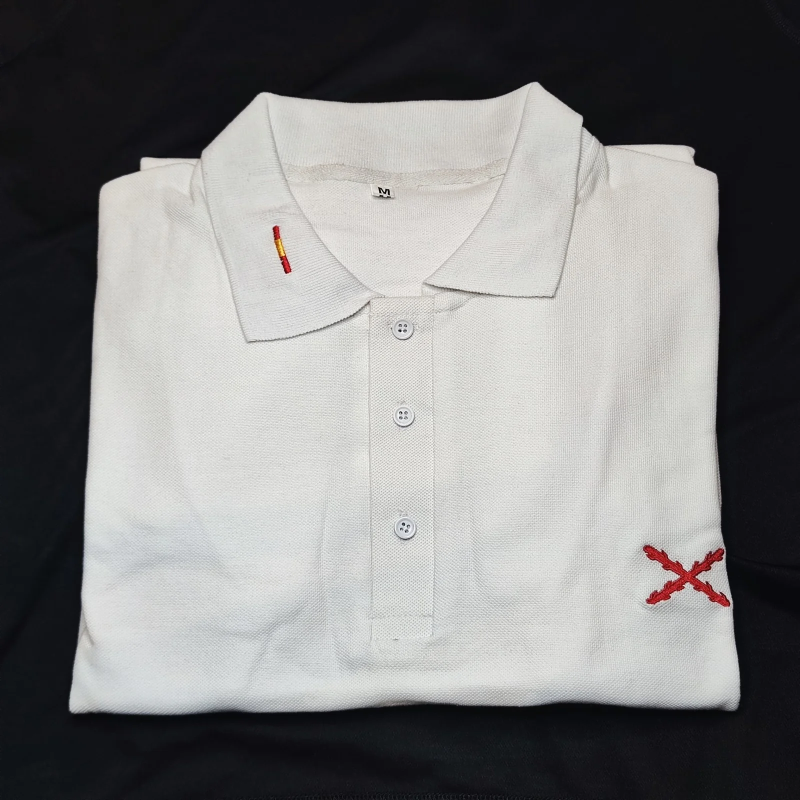 Polo Blanco M/C Cruz de Borgoña